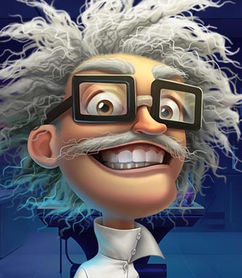 Mad Scientist: Breaking Beakers – Hold and Win